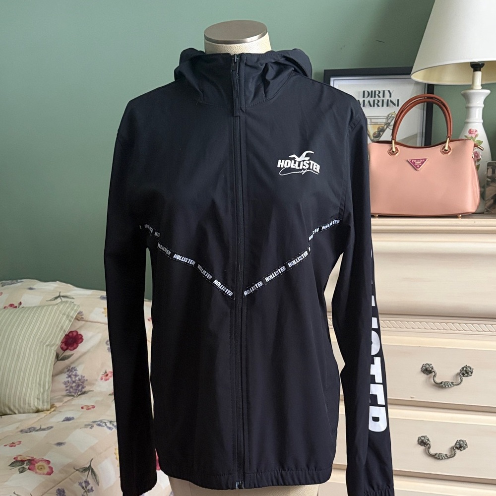 Hollister Women's Black Utility Jacket